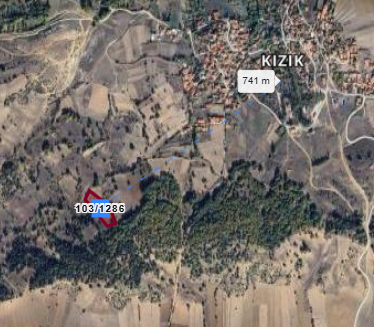 KÜTAHYA ÇAVDARHİSAR KIZIKKÖYÜ 5.103M² TARLA SATILIKTIR - KÜTAHYA ÇAVDARHİSAR fotoğraf 4